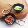 Handmade Ramen Bowl Keychain - Creative Food Pendant for Bags and Cars
