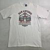 Tricou Vintage anii '90 Y2k Champion San Antonio Texas Alamo Bărbați L Alb Tricou Unisex Suvenir