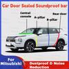 For Car 2000-2026 Door Seal Strip Rubber Double Layer Sealing Protector Soundproof Strip Dustproof Seal Strip