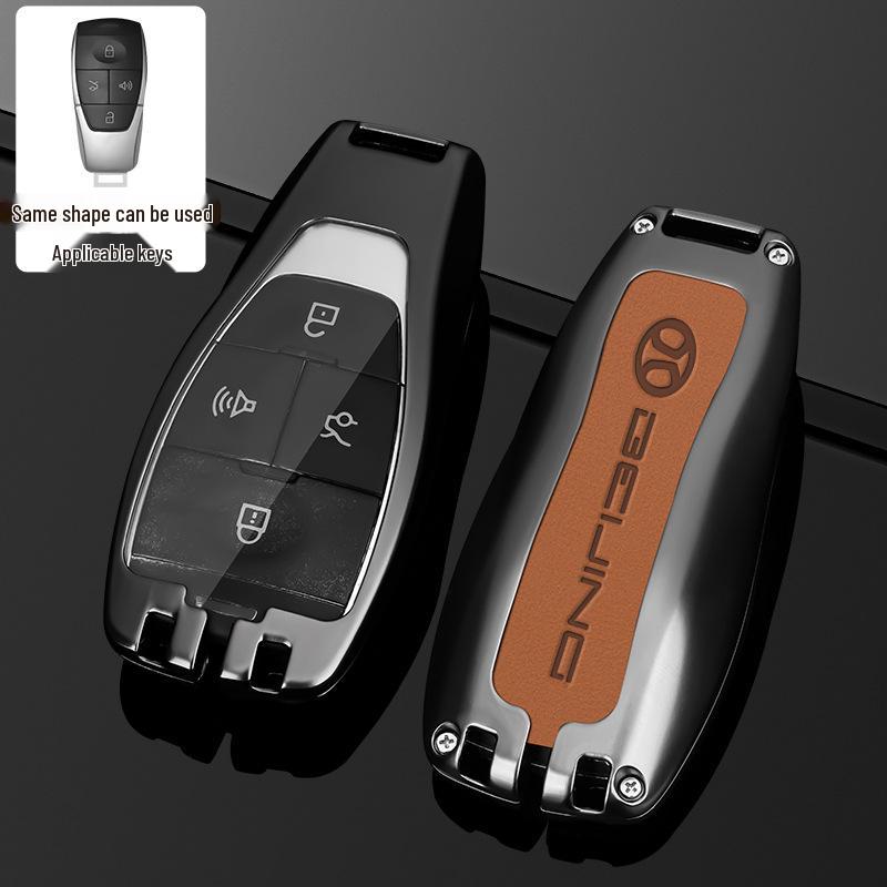 Custodia per Chiave Auto Beijing BJ40 Plus/BJ80/BJ60/EU5/EU7/BAIC Shenbao Zhida X3