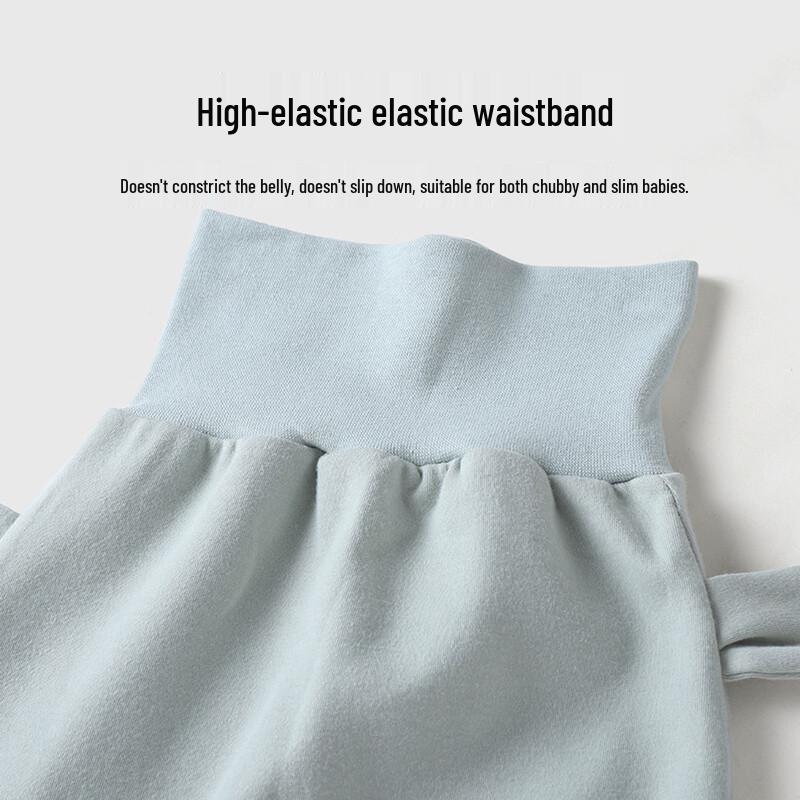 Youqi Dětské jarní/podzimní kalhoty s rozepínáním v rozkroku