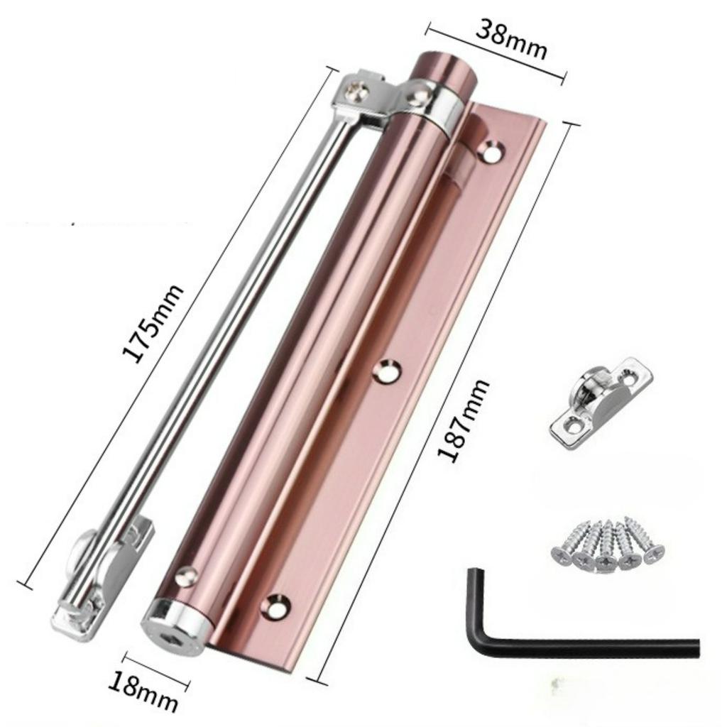 Door Closer Outdoor Bar Door Closer Interior Stainless Steel Adjustable Door Recliner Lightweight Automatic Spring