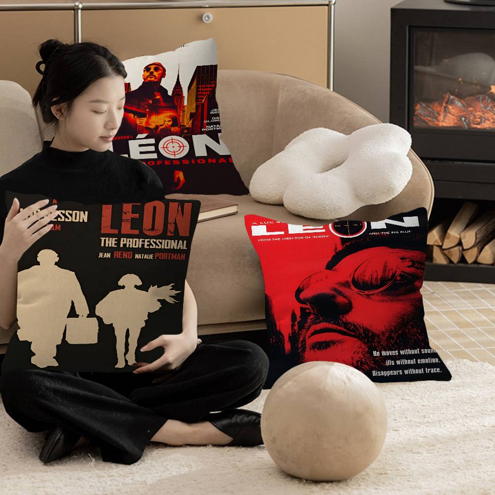 Movie Leon The Professional Pillowcase toon Gift Cushion Cover Bedroom Home Sofa Chair Seat Decor pillow case