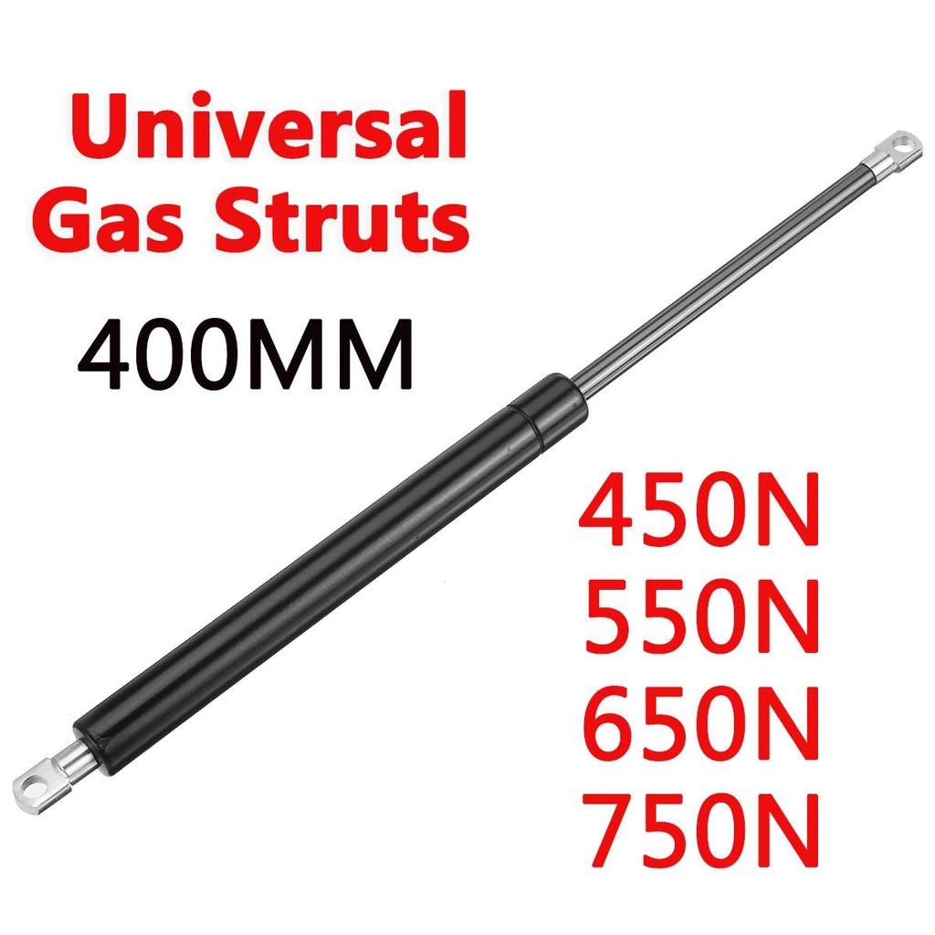 2pcs 450-750N 400mm Car Gas Strut Bars Gas Spring Hood Support Rod Shock Lift for RV Bed Window Bus Caravans