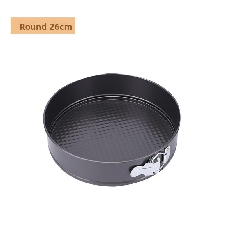 Round And Square Cake Molds Carbon Steel Nonstick Detachable Bottom For Commercial Baking