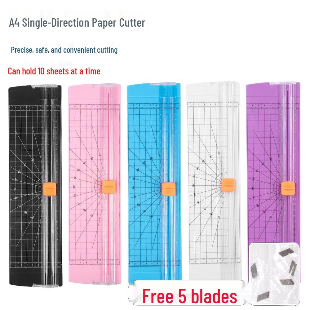 Portable Mini A4 Paper Cutter for Students - Perfect for Handmade Projects and Personal Use