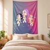 Kpop demon hunters Tapestry highquality for decorating living room bedroom dorm walls ideal as bedroom wallart orholiday gift