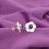 Sisters Day Deal Lapis Lazuli Gemstone Stud Post New Earrings Jewelry 925 Silver EE-157-21