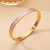 Starry Sky Silver Titanium Steel Bracelet for Women - High-End, Versatile, Full Diamond, Non-Fading Fashion Accessory