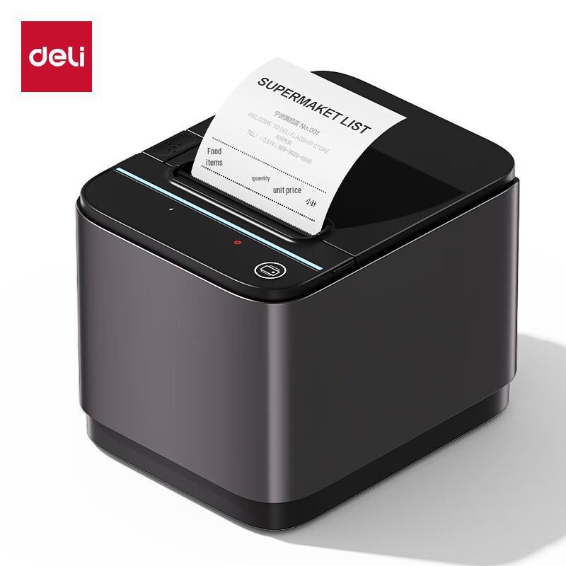 Deli DL-8012PN 72mm POS Thermal Receipt Printer CN plug (adapter included)