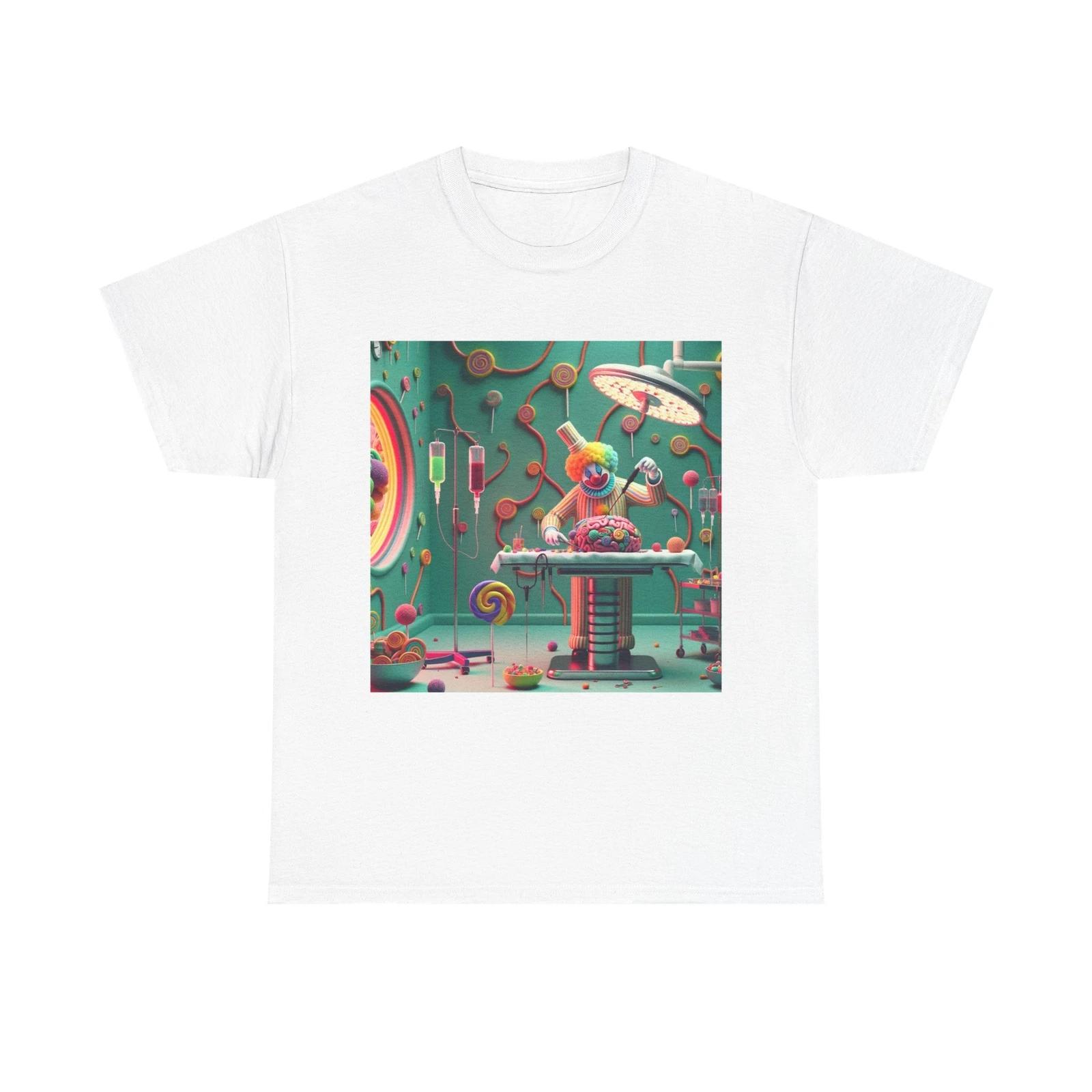 Unisex Adult T Shirt Bubblegum Grotesque Clown Surgery 4XL