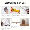 1PC 5mx15cm Self-adhesive PVC Waterproof Wood Waist Line Wallpaper Skirting Line Wall Border Stickers Home Decor