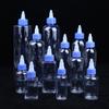 1Pc 30-500Ml Clear Pet Graduated Bottles Twist Cap Refillable Liquid Sample Container Inks Oils Arts Hair Dye Water Bottle