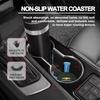 Car Cup Holder Pad PU Leather Slot Non-slip Coaster Mat For Chevrolet Cruze Malibu Sail Spark Captiva Equinox Trax AVEO Lova
