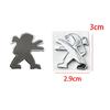 2.9x3cm Car Steering Wheel Center Sticker for Peugeot 106 107 108 206 207 208 301 306 307 308 407 408 508 3008 4008 5008 Emblem