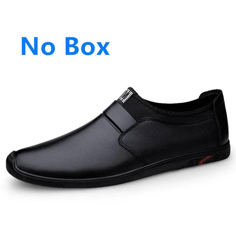 

Fashion Luxury Genuine Leather Men Loafers Brown Genuine Leather Penny Loafers Man Adult Office Career Mens Shoes Sneakers Driving Shoes 37