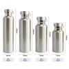 Custom Logo Classic Back to School Insulated Stainless Steel Double-Layer Vacuum Water Bottle with Bamboo Lid