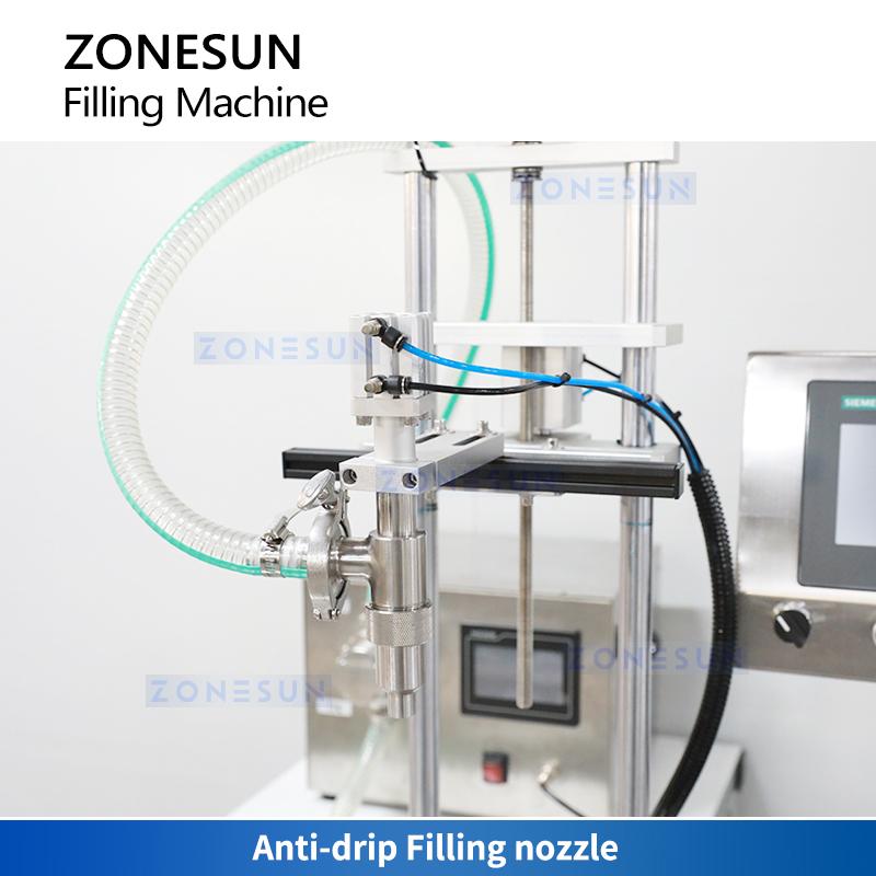 Zonesun High Speed 316 Magnetic Pump Filling Machine Jerry Can Bottle Filler Liquid Filling Equipment ZS-VTG25A