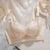 Women Floral Lace Comfortable Push Up Breathable Shaping Anti Slip Bra