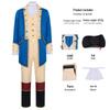 Costume Cosplay Uomo George Washington - Uniforme Militare Retrò Musicale Hamilton