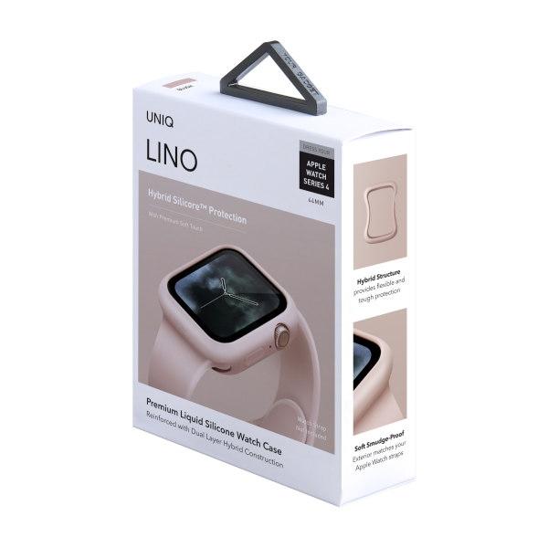 Etui do Apple Watch Series 4 UNIQ Lino Różowy