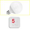 LED bulb, ball type, 26mm base diameter, equivalent to 100W (11.5W), warm white light, 95mm diameter, suitable for enclosed fixtures and outdoor use,