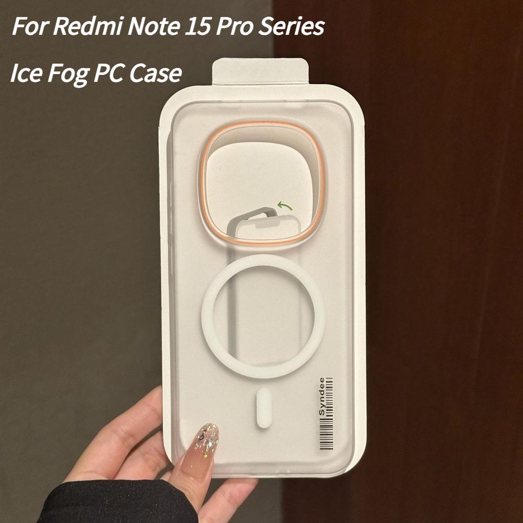 Fashion Ice Fog Skin Feel Matte Slim Case For Redmi Note 15 Pro Plus 14 Pro 15C 169MM 15 161MM Magnetic Shockproof Protect Cover