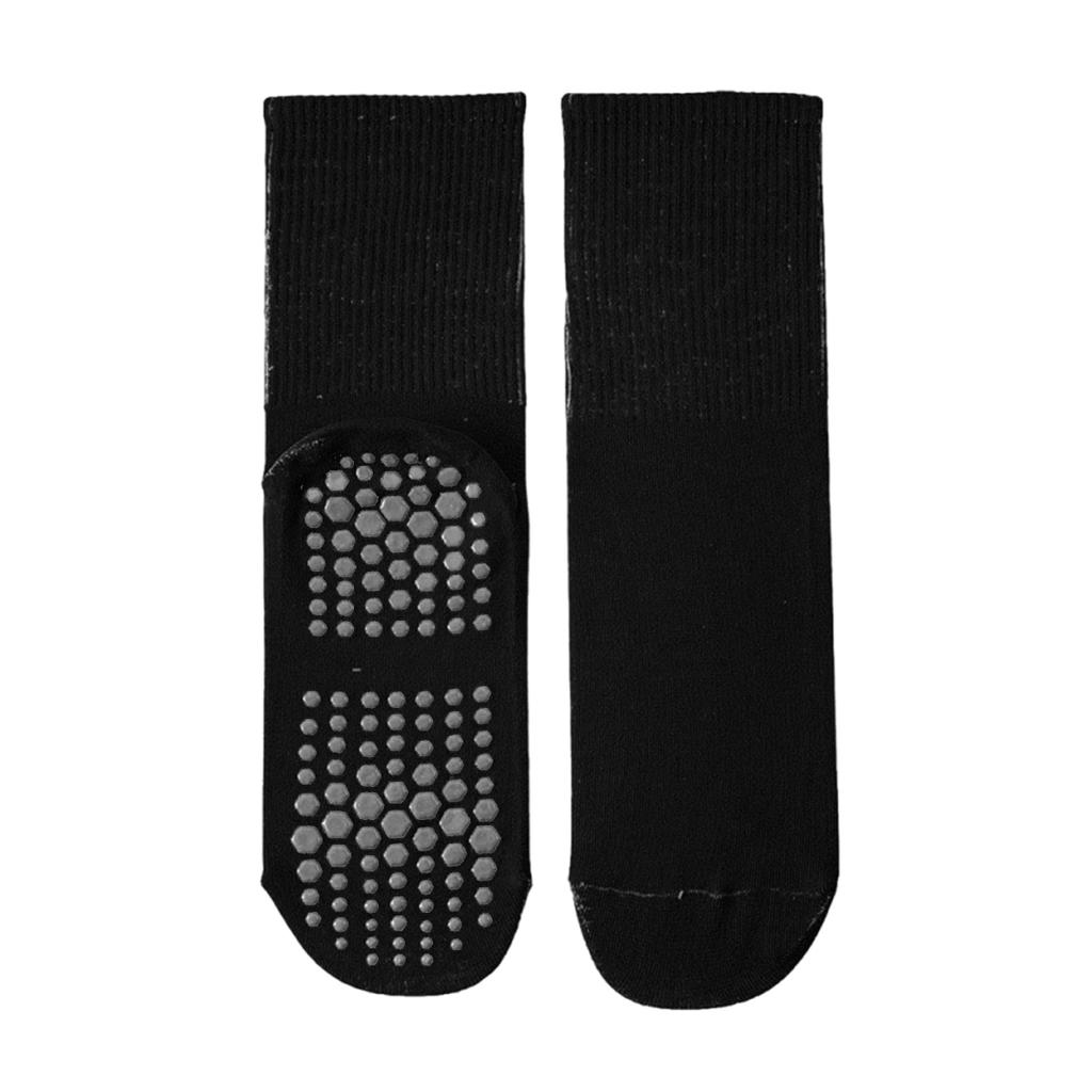 1 Pair Yoga Socks with Non-slip Silicone Gripper Breathable Moisture-Wicking Professional Women Ballet Dance Fitness Pilates Sports Mid-calf Socks