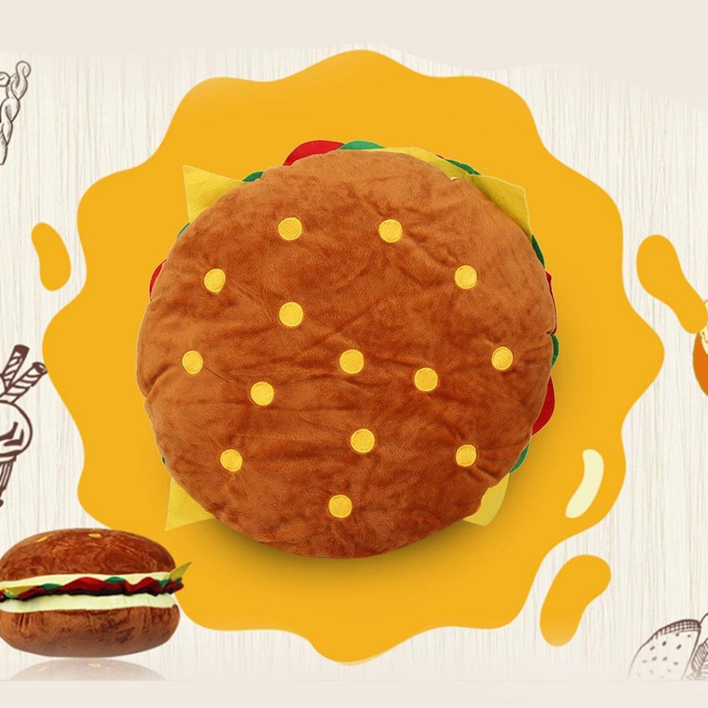 

Simulation Burger Cushion Sofa Lumbar Pillow Super Soft Child Household Throw Pillow