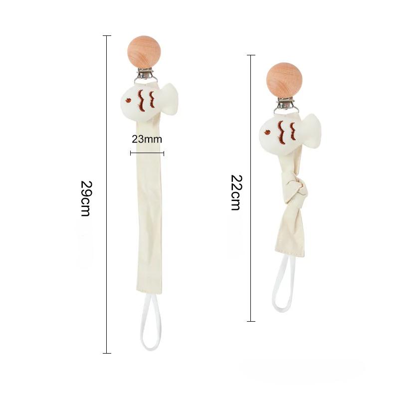 Baby Cartoon Plüschpuppe Baumwolle Anti-Fall Kette Neugeborenes Zahnklebekette Fuchs Löwe Bär Schnullerkette