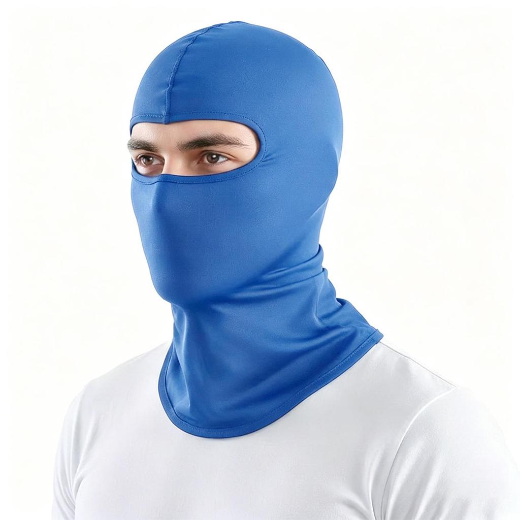 Pasamontañas Deportivo para Exteriores: Máscara Solar Protectora para Ciclismo/Motocicleta con Diseño de Agujero Único.