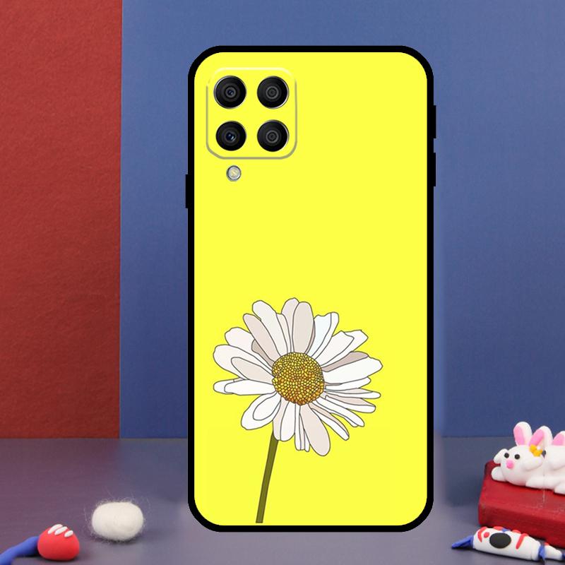 Summer Daisy Sunflower Floral For Samsung Galaxy M12 M13 M33 M23 M53 M15 M55 M31 M51 M14 M34 M54 M20 M32 M52 Phone Case