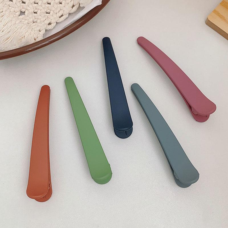 Hair Clips Face Clips Bobby Pins Bangs Clips Duckbill Clips Side Clips Versatile and Elegant Women's Candy-colored Minimalist Hair Accessories