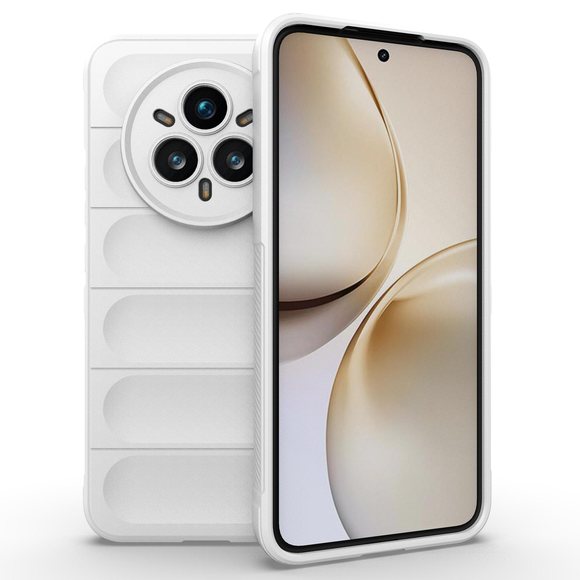 

For Realme 14 Pro+ 5G Case Anti-Drop Soft TPU Rugged Phone Back Cover White