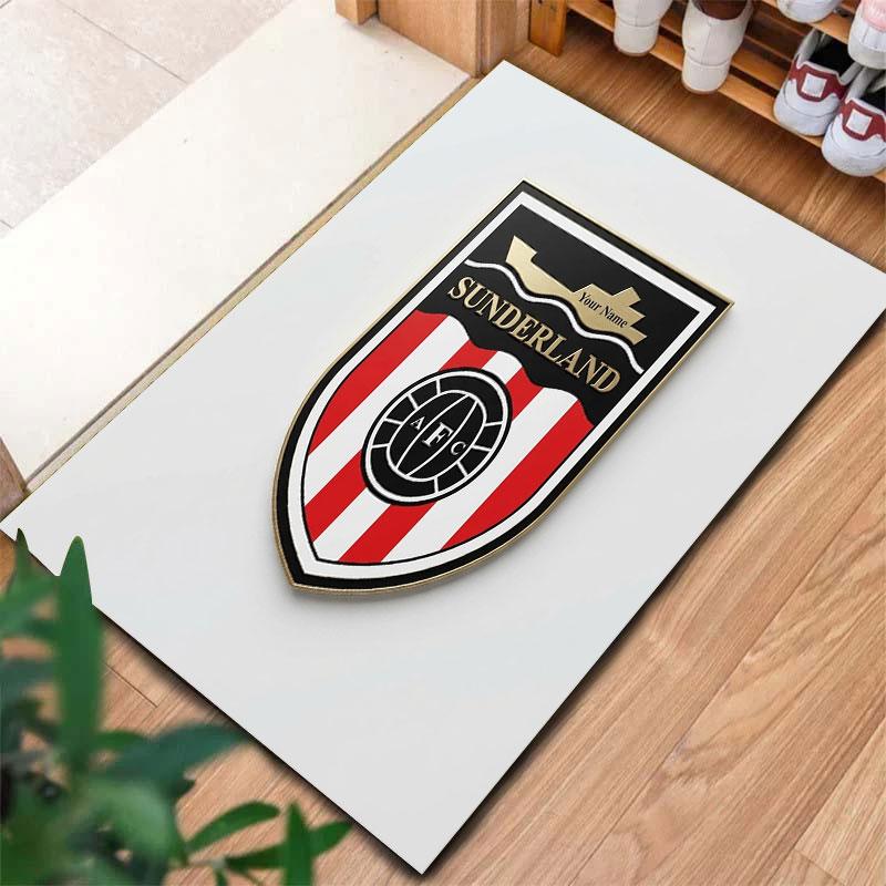 Sunderland A.F Custom Name Carpet Rug for Living Room Bedroom Home Sofa Decoration,Kids play Non-slip Floor Mat