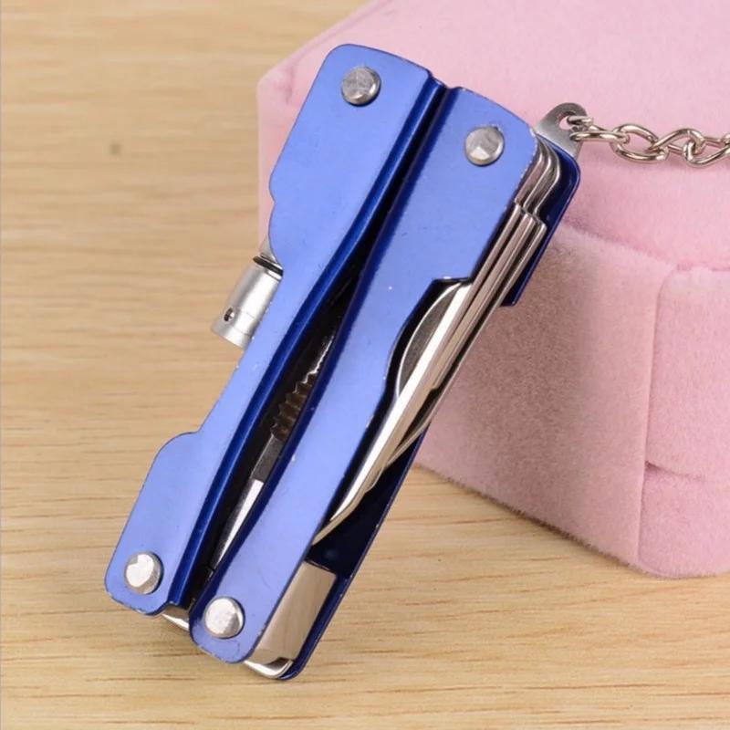 Blue Pocket Fishing Pliers Multi-Purpose Fishing Tool LED Flashlight Tool for Camping Multi Tools