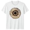 Sunflower Western Womens T-Shirt Western Floral Birthday Gift For Her