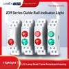 Jd9 Serie Din-skinne Indikatorlys Høy Lysstyrke LED Flammehemmende Hus For Industriell Bruk