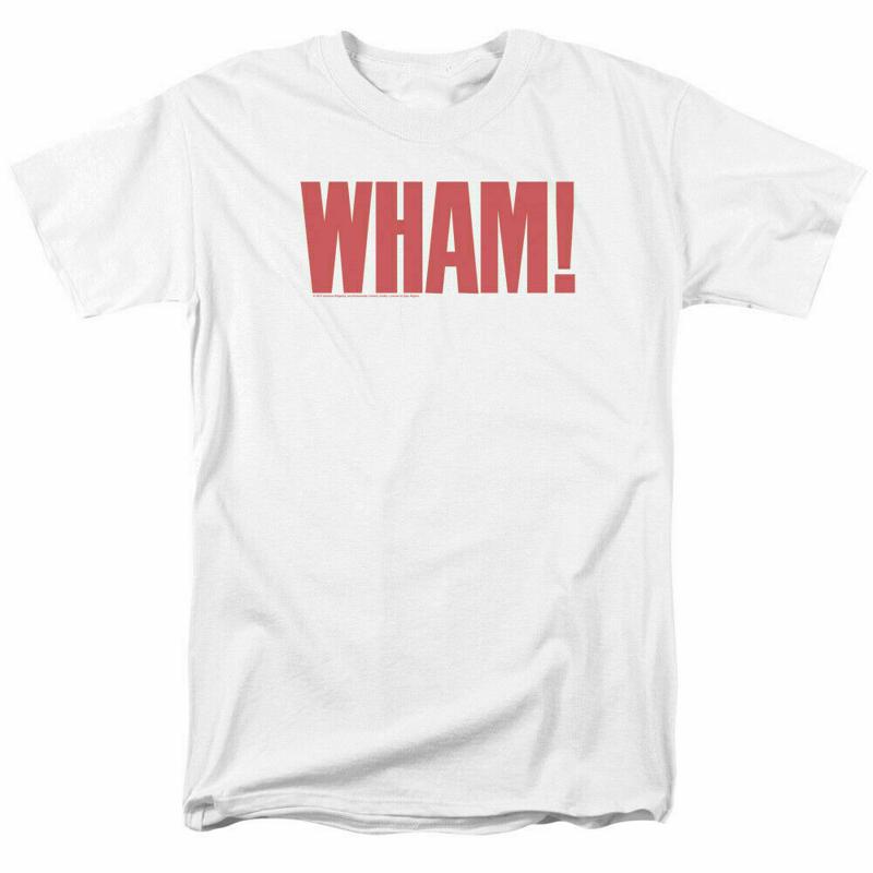 Wham Logo T Shirt Pop Wake Me Up Before You Go Music White