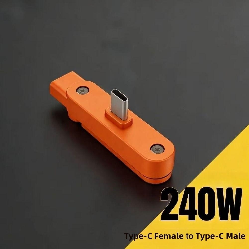 Portable 360° Rotating Super-fast Charging Bracket Detachable Foldable Charging Cable Adapter Data Cable Converter