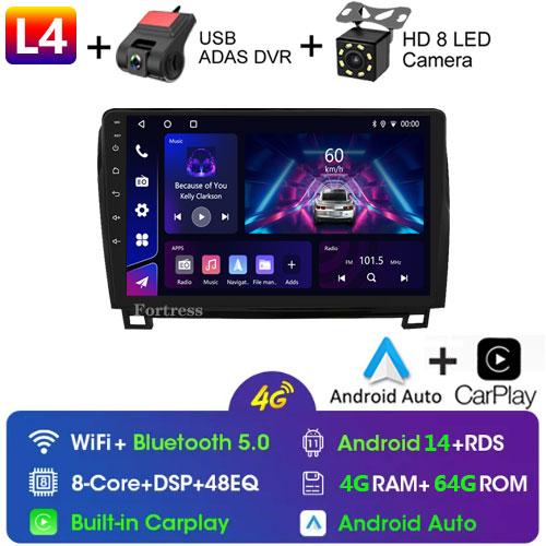 2Din Android Autoradio GPS for Toyota Tundra XK50 2007-2013 Sequoia XK60 2008-2017 Car Radio Multimedia Video Player Navi Stereo