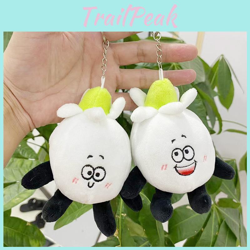 Plush Vegetable Cute Plush Toy Keychain Unique Backpack Charm With Fur Short