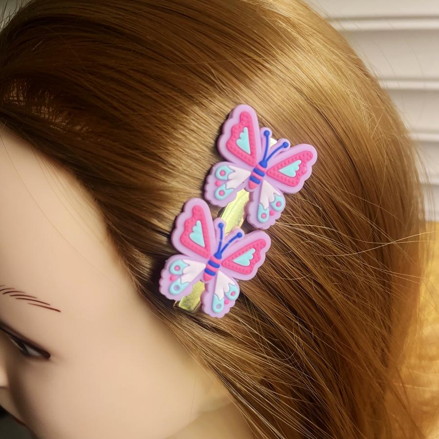 Beautiful PVC Butterfly Hair Accessory Hair Clip Suitable for Girls' Hair Decoration, Holiday Party Decoration Hair Accessories