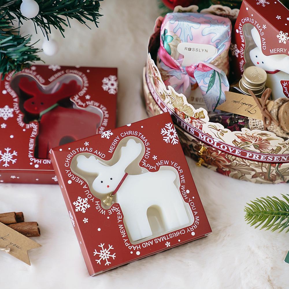 Christmas Scented Candle Simulation Elk Shape Gift Indoor Fragrance