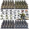 Non-Toxic Dolls Military World War Ii Doll Weapon Accessories Digital Assembly Toy Crawler Children'S Educational Splicing With Toys