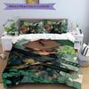 3Pcs Samurai Dreamscape Bedding Set Soft Fabric Duvet Cover Pillowcases Home Xmas Halloween Gift 1 Duvet Cover 2 Pillowcase S1133