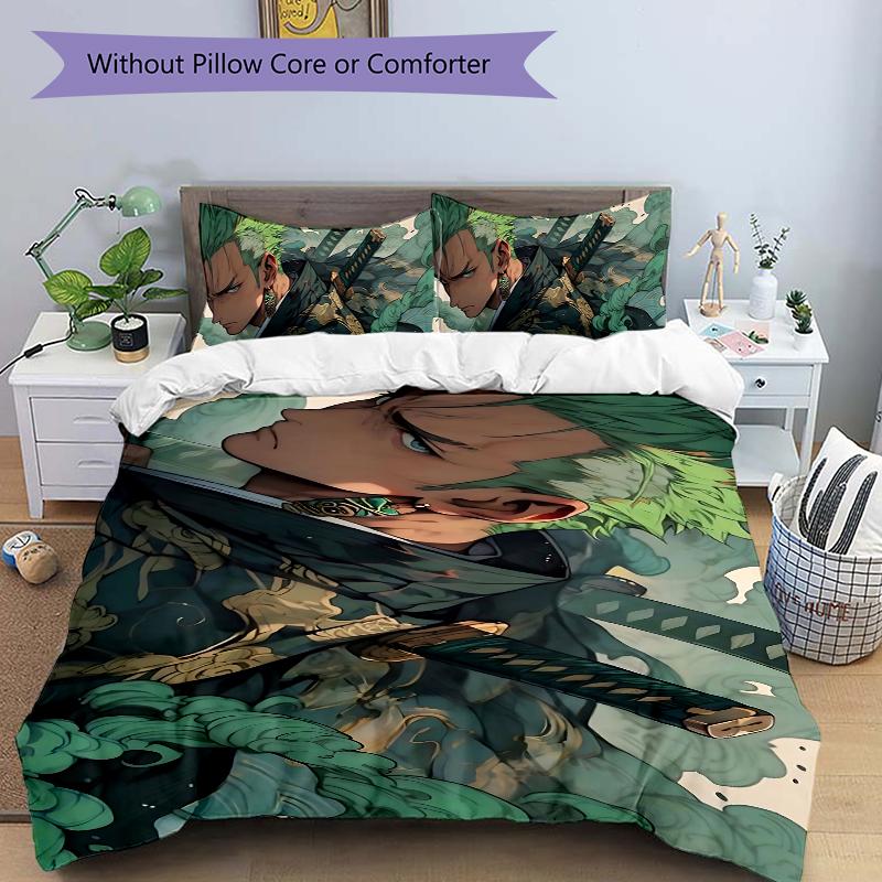 3Pcs Samurai Dreamscape Bedding Set Soft Fabric Duvet Cover Pillowcases Home Xmas Halloween Gift 1 Duvet Cover 2 Pillowcase S1133
