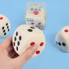 Novelty Squeeze Toy Mellow Dices Board Game Soft Bounce Squeeze Dices for Kids Anxiety Reduce Teens Party Supplies