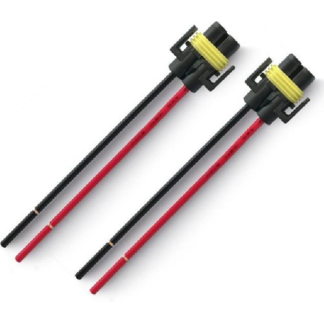 Pigtail Socket Female Nylon Adapter Wiring Harness Connector for Headlights/F