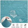 Jacquard Water Resistant Seat Cushion Cover Elastic Grey Sofa Cover for Living Room Furniture Protector for Pets Kids Removable